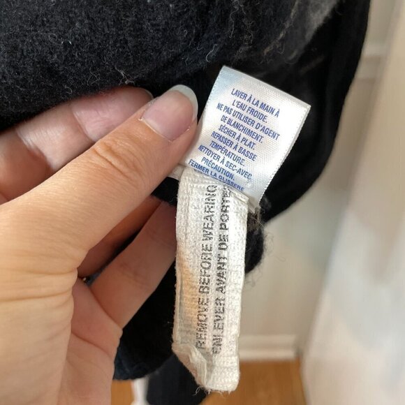 Mantles Wool Cashmere Front Zip Argyle Sweater Small - Picture 7 of 7